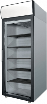 Холодильный среднетемпературный шкаф POLAIR DM107-G (ШХ-0,7ДС нерж.)