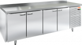Стол холодильный с полимерным покрытием (RAL 7004) HICOLD SN 1111/TN W 