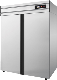Холодильный низкотемпературный шкаф POLAIR CB114-G (ШН-1,4 нерж.)