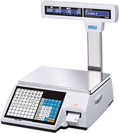 Весы торговые с печатью этикеток CAS CL-5000J-06IP