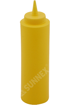 Емкость д/соуса 340гр желтая пластик