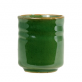 Чашка 200 мл h8см (кр6) зелен. керамика 